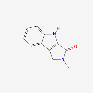 2-Methyl-1,4-dihydropyrrolo[3,4-b]indol-3(2H)-one