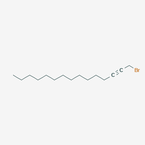 molecular formula C15H27Br B8598192 1-Bromopentadec-2-yne CAS No. 103363-74-2