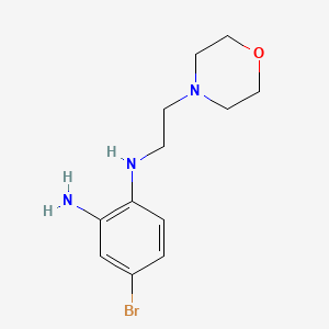 4-bromo-N1-(2-morpholinoethyl)benzene-1,2-diamine