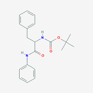 molecular formula C20H24N2O3 B8598206 tert-butyl N-(1-anilino-1-oxo-3-phenylpropan-2-yl)carbamate 