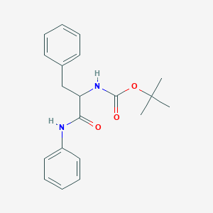 tert-butyl N-[2-phenyl-1-(phenylcarbamoyl)ethyl]carbamate