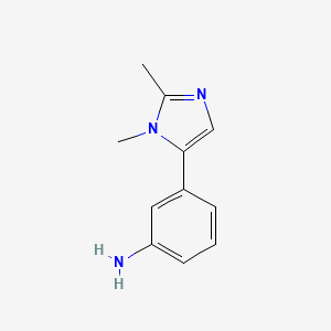 3-(2,3-dimethyl-3H-imidazol-4-yl)phenylamine