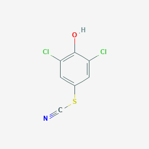 B085983 3,5-Dichloro-4-hydroxyphenyl thiocyanate CAS No. 14611-70-2