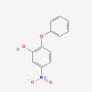 molecular formula C12H9NO4 B8598332 5-Nitro-2-phenoxyphenol CAS No. 60433-63-8