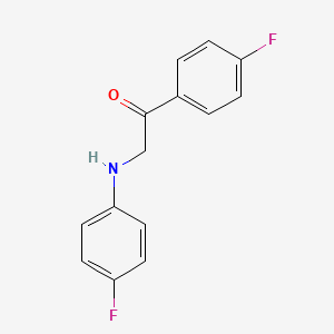 1-(4-Fluoro-phenyl)-2-(4-fluoro-phenylamino)-ethanone