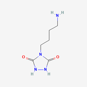 4-(4-Aminobutyl)-1,2,4-triazolidine-3,5-dione