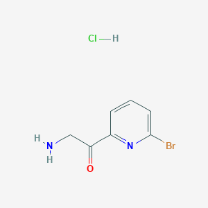 2-Amino-1-(6-bromopyridin-2-YL)ethanone hydrochloride
