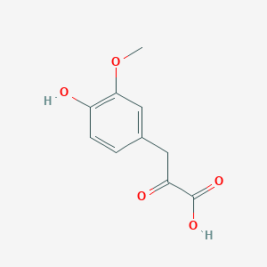 molecular formula C10H10O5 B085985 Vanilpyruvic acid CAS No. 1081-71-6