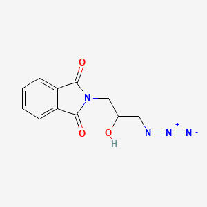 molecular formula C11H10N4O3 B8598529 N-(3-Azido-2-hydroxypropyl)phthalimide CAS No. 200483-38-1