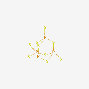 molecular formula P4S9 B8598546 Tetraphosphorus nonasulfide CAS No. 25070-46-6