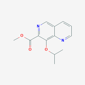8-Isopropoxy-[1,6]naphthyridine-7-carboxylic acid methyl ester
