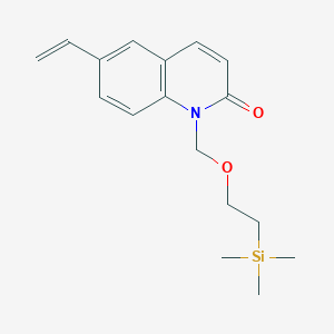 1-((2-(trimethylsilyl)ethoxy)methyl)-6-vinylquinolin-2(1H)-one