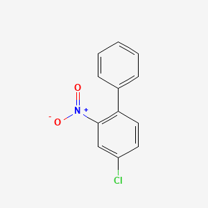 molecular formula C12H8ClNO2 B8598649 4-Chloro-2-nitro-biphenyl CAS No. 29608-78-4