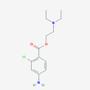 molecular formula C13H19ClN2O2 B085988 Chloroprocaine CAS No. 133-16-4