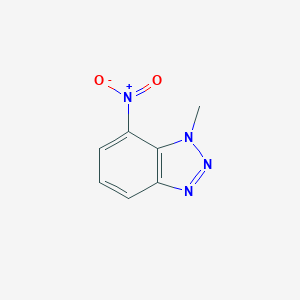 molecular formula C7H6N4O2 B085989 1-Methyl-7-nitrobenzotriazole CAS No. 14209-07-5