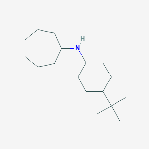 molecular formula C17H33N B8598995 N-(4-tert-butylcyclohexyl)cycloheptanamine CAS No. 920280-52-0