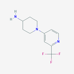 1-(2-(Trifluoromethyl)pyridin-4-yl)piperidin-4-amine