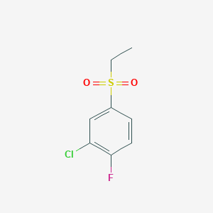 3-Chloro-4-fluorophenyl ethyl sulfone
