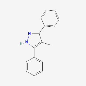 molecular formula C16H14N2 B8599120 4-methyl-3,5-diphenyl-1H-pyrazole 