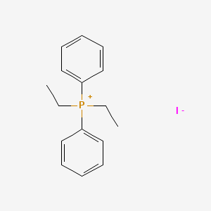 molecular formula C16H20IP B8599124 Phosphonium, diethyldiphenyl-, iodide CAS No. 5271-36-3