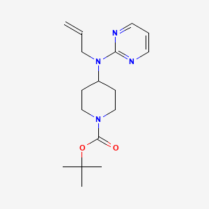 4-(N-(Pyrimidin-2-yl)-N-(allyl)amino)-1-t-butoxycarbonyl-piperidine