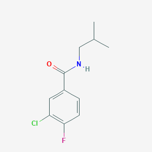3-chloro-4-fluoro-N-isobutylbenzamide