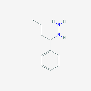 molecular formula C10H16N2 B8599201 (1-Phenylbutyl)hydrazine 