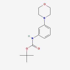 molecular formula C15H22N2O3 B8599208 Tert-butyl (3-morpholinophenyl)carbamate 