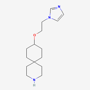 9-(2-(1H-Imidazol-1-yl)ethoxy)-3-azaspiro[5.5]undecane