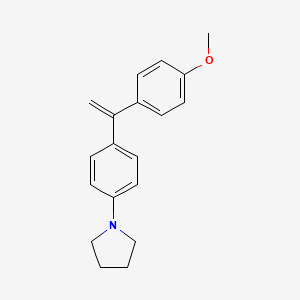 1-{4-[1-(4-Methoxyphenyl)ethenyl]phenyl}pyrrolidine