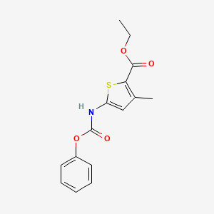 Ethyl 3-methyl-5-(phenoxycarbonylamino)thiophene-2-carboxylate