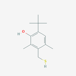 6-tert-Butyl-2,4-dimethyl-3-(sulfanylmethyl)phenol
