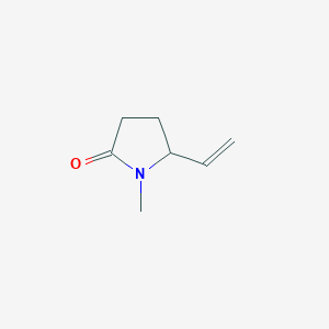 molecular formula C7H11NO B8599305 1-Methyl-5-vinylpyrrolidin-2-one 