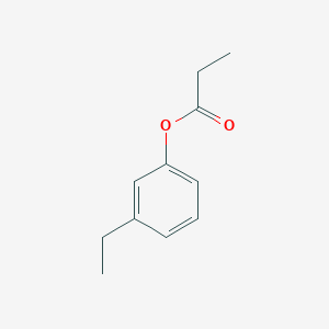 molecular formula C11H14O2 B8599306 Propionic acid, 3-ethylphenyl ester 