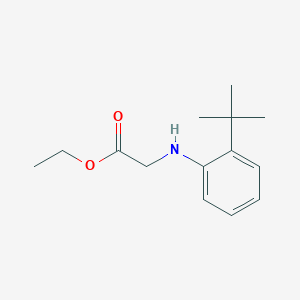 (2-Tert-butyl-phenylamino)-acetic acid ethyl ester
