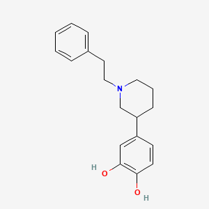 1,2-Benzenediol, 4-[1-(2-phenylethyl)-3-piperidinyl]-