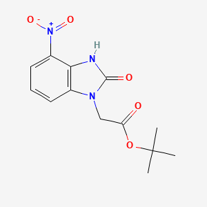 tert-Butyl (4-nitro-2-oxo-2,3-dihydro-1H-benzimidazol-1-yl)acetate