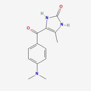 4-[4-(Dimethylamino)benzoyl]-5-methyl-1,3-dihydro-2H-imidazol-2-one