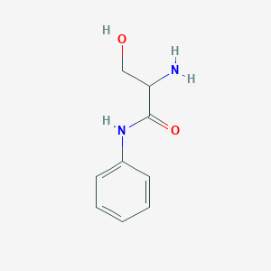 2-amino-3-hydroxy-N-phenyl-propionamide