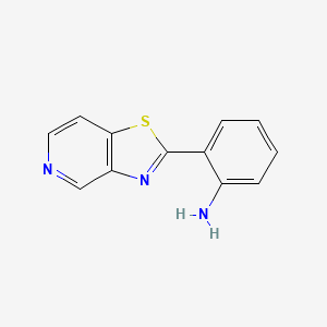 2-Thiazolo[4,5-c]pyridin-2-yl-phenylamine