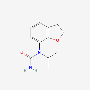 N-(2,3-Dihydro-1-benzofuran-7-yl)-N-propan-2-ylurea
