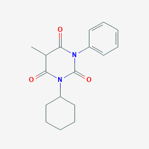 molecular formula C17H20N2O3 B085995 1-Cyclohexyl-5-methyl-3-phenylbarbituric acid CAS No. 1038-85-3