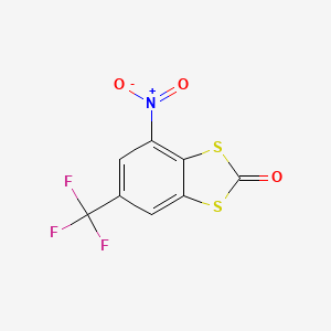 4-Nitro-6-(trifluoromethyl)-2H-1,3-benzodithiol-2-one