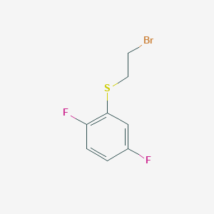 2-(2-Bromoethylsulfanyl)-1,4-difluorobenzene