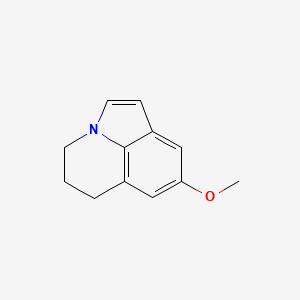 8-Methoxy-5,6-dihydro-4H-pyrrolo(3,2,1-ij]quinoline