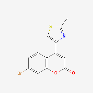 7-bromo-4-(2-methyl-1,3-thiazol-4-yl)-2H-chromen-2-one