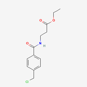 Ethyl 3-(4-(chloromethyl)benzamido)propanoate