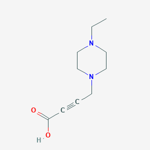 4-(N-ethylpiperazino)-2-butynoic acid