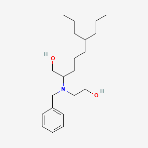 2-[Benzyl(2-hydroxyethyl)amino]-6-propylnonan-1-OL