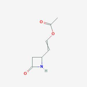2-(4-Oxoazetidin-2-yl)ethenyl acetate